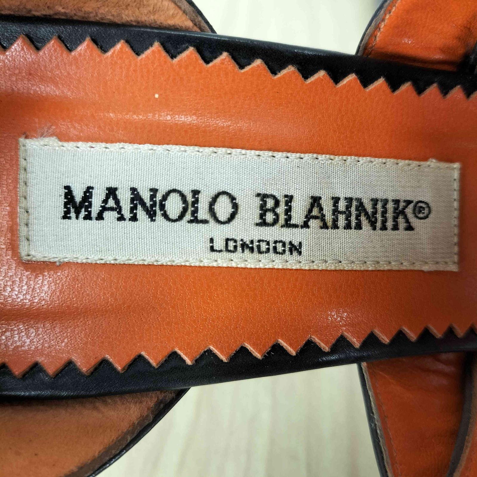 マノロブラニク　37 本革 マノロブラニク 37 24.0 レザー パンプス ポインテッドトゥ ブラウン