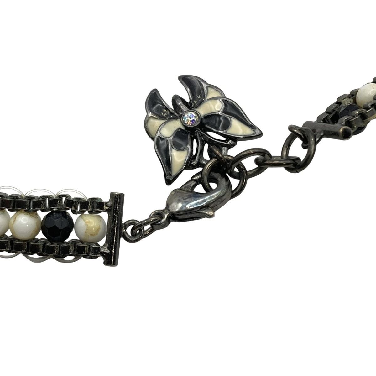 シルバー×白×黒