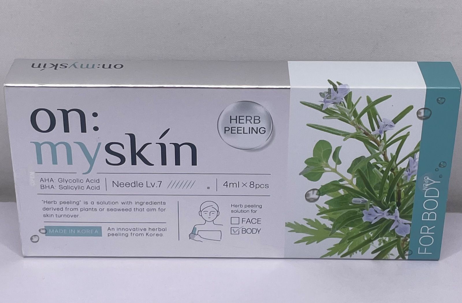 オンマイスキン ハーブピーリングソリューション ボディ用 パック4ml×8