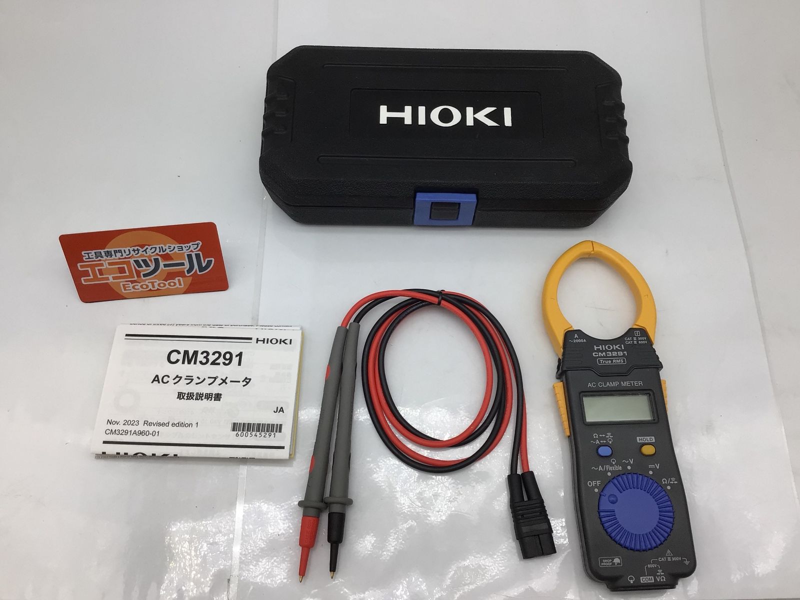 HIOKI 日置電機 ACクランプメータ CM 3291 エコツー M 02