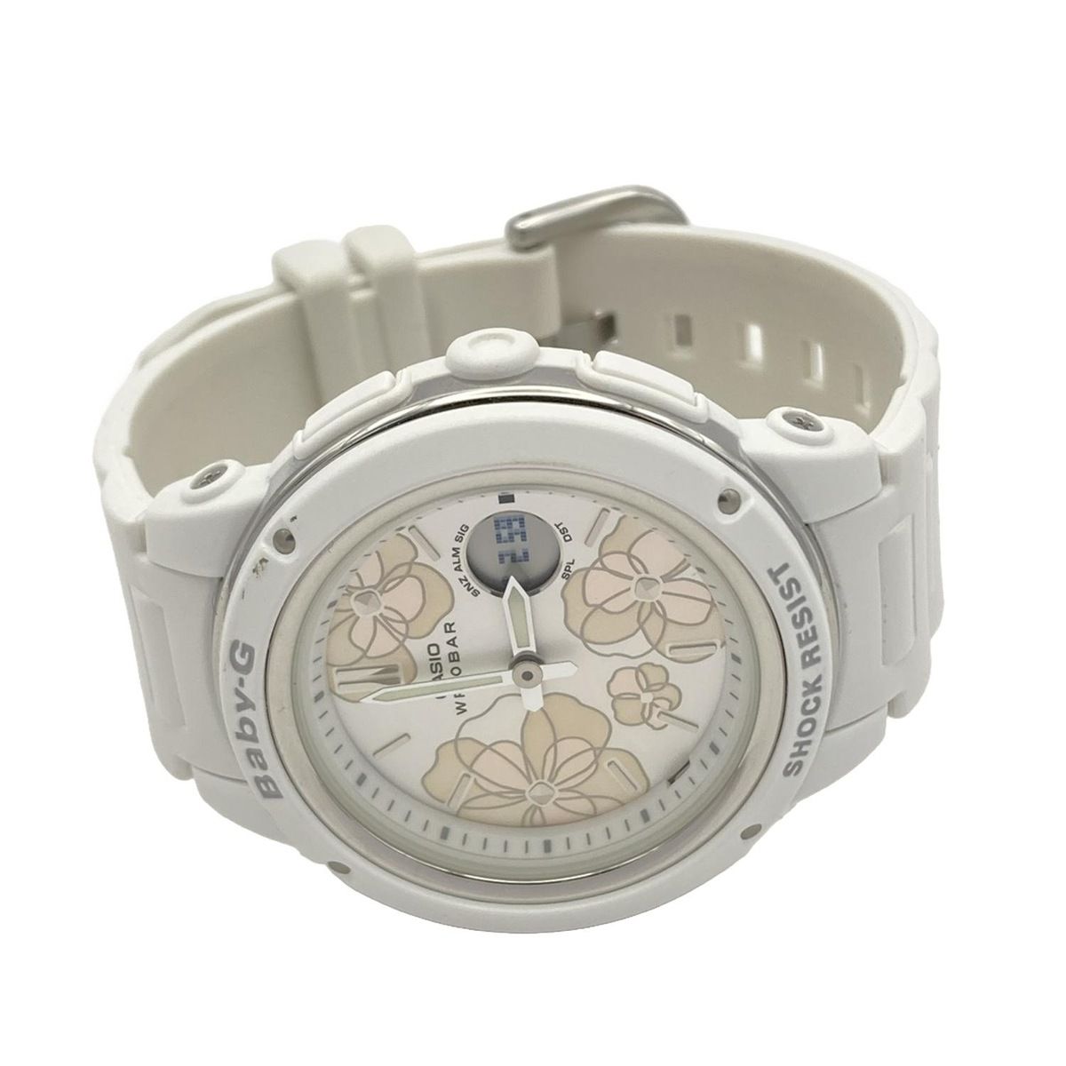 CASIO カシオ 腕時計 Baby-G BGA-150 FL レディース フローラルダイアル 白×アイボリー