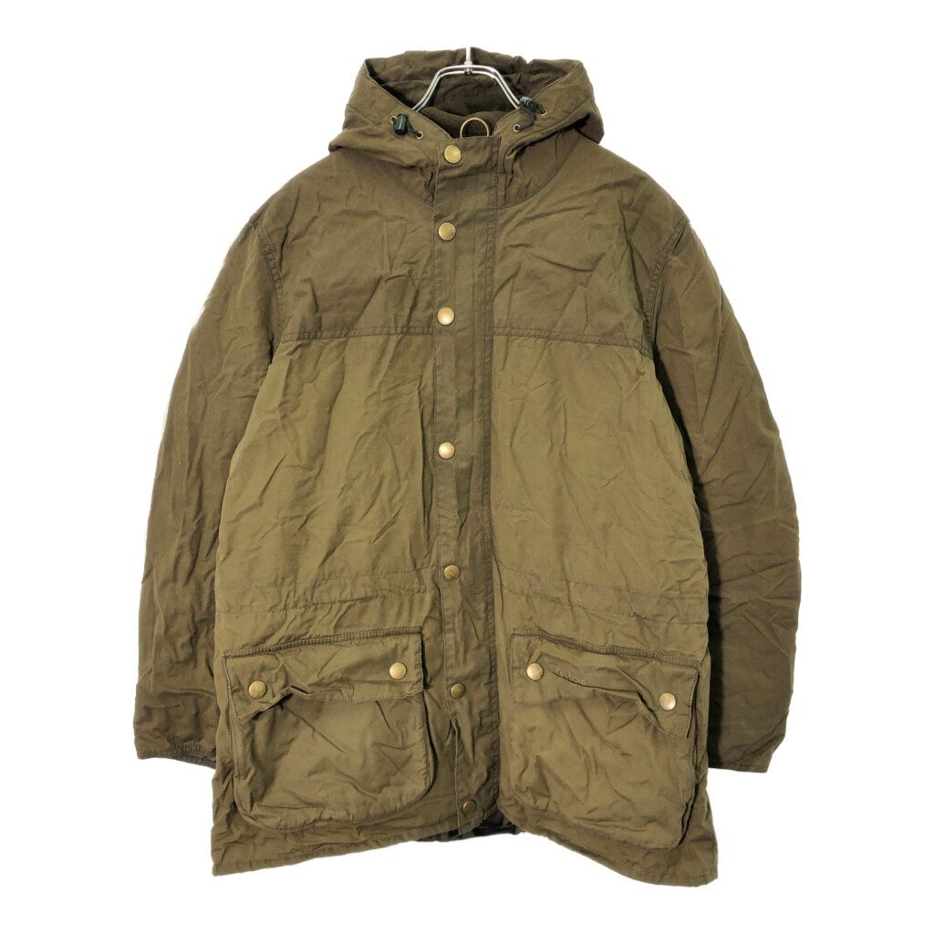Barbour バブアー WINTER DURHAM オイルドジャケット オリーブ(メンズ XL)中古 古着 V8752 Barbour バブアー WINTER DURHAM オイルドジャケット オリーブ(メンズ