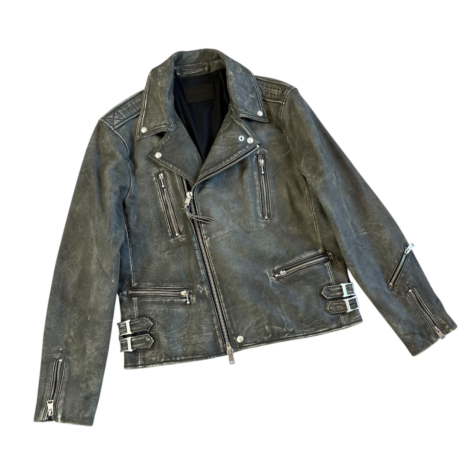 ALL SAINTS / オールセインツ カウレザー ダブルライダースジャケット