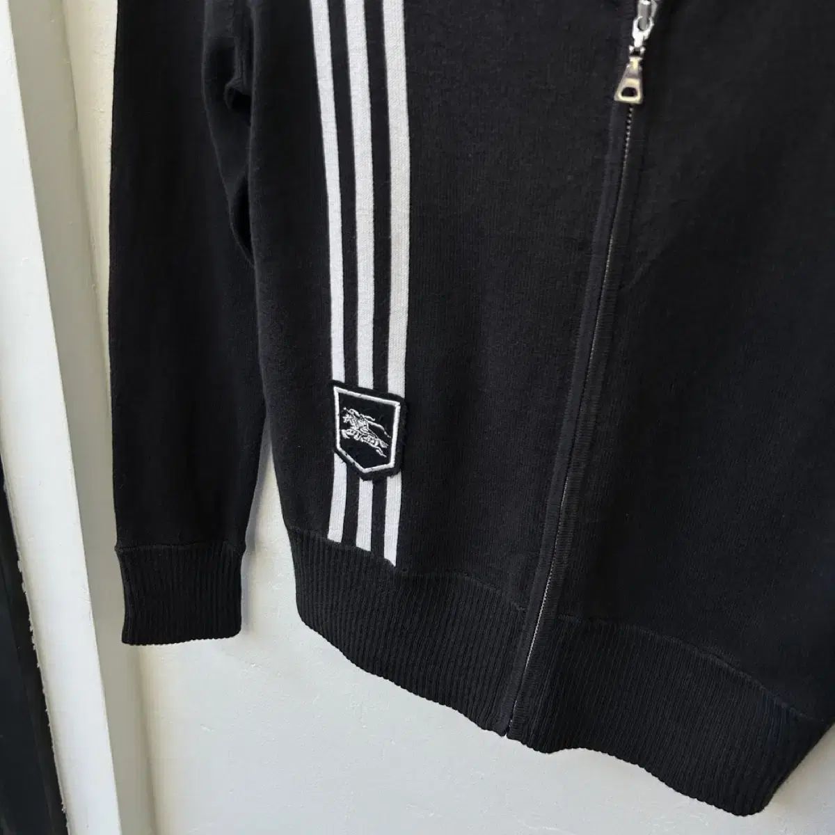  15577 - バーバリー ブルーレーベル ニット ジップアップ 長袖 ニット セーター