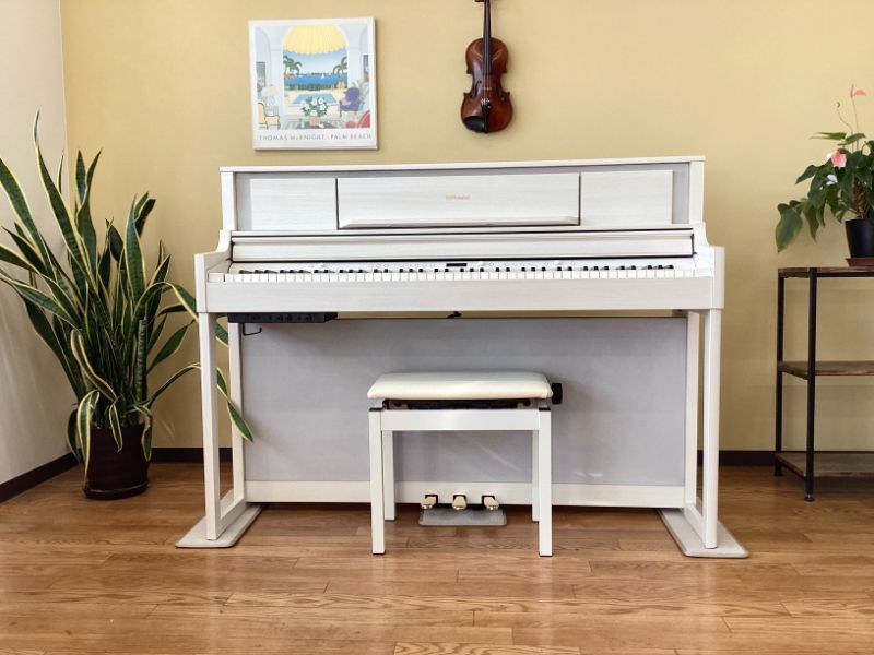 メンテナンス＆クリーニング済み】 ローランド LX705-GPSR SHIRO(白木