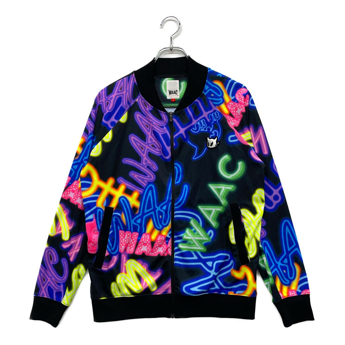 中古 メンズ ワック WAAC ブルゾン 1(S) 黒×ネオンカラー 長袖