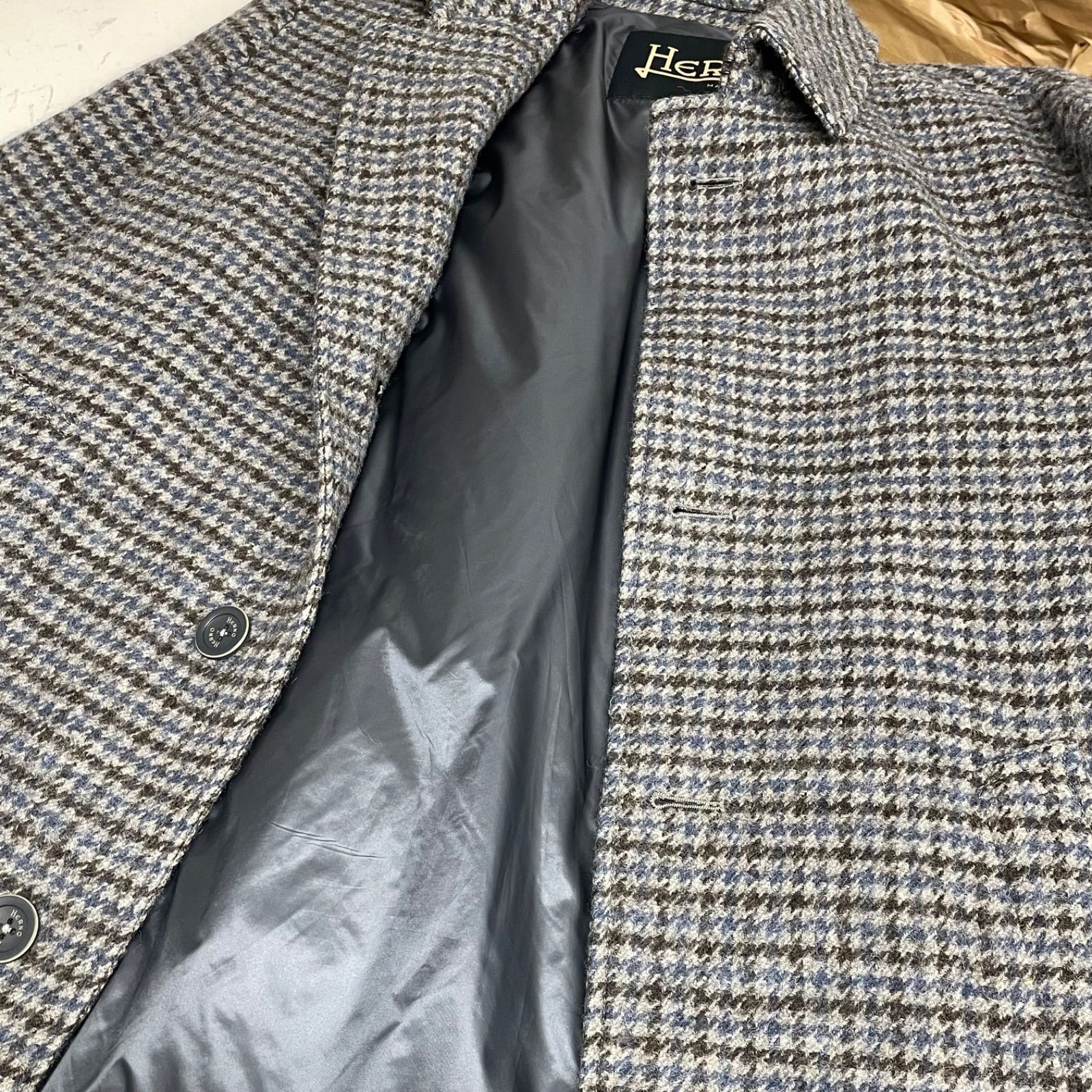 □ヘルノ HERNO ステンカラーコート サイズ50 XL相当 A25-3242 - メルカリ