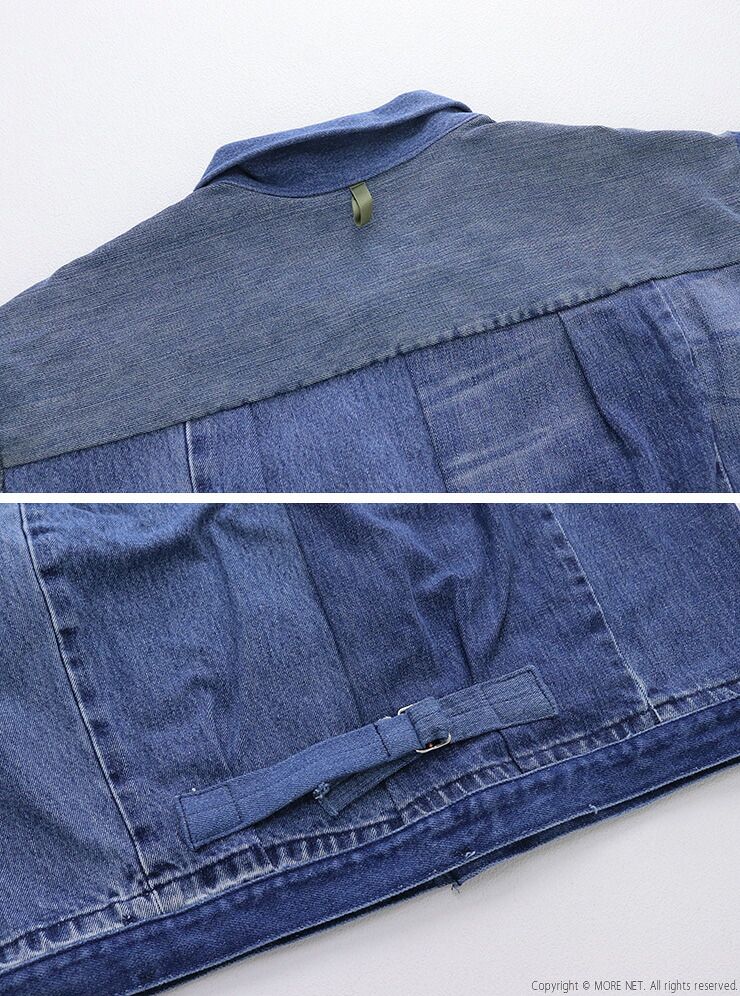 サニーサイドアップ SUNNY SIDE UP デニム1STバッグワイドジャケット