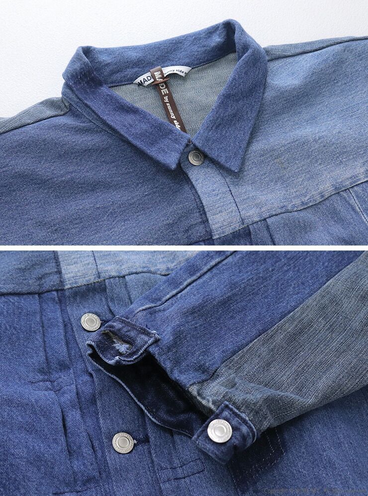 サニーサイドアップ SUNNY SIDE UP デニム1STバッグワイドジャケット