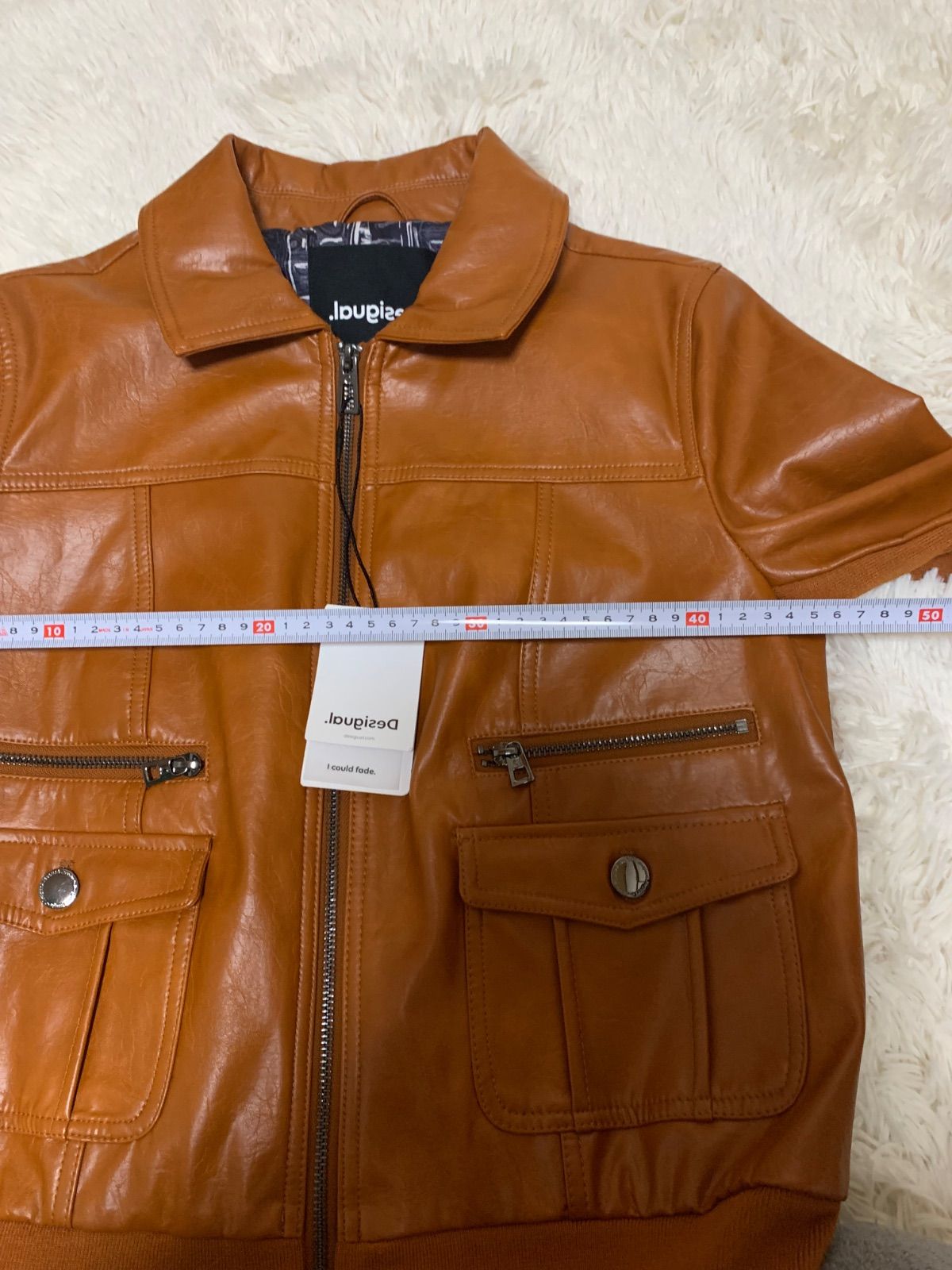 レザー キャメル