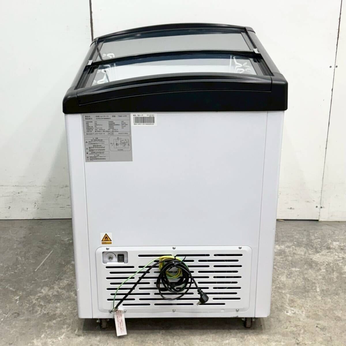 2024年製 テンポス 冷凍ショーケース TBSC-117F W780×D606×H842 100V