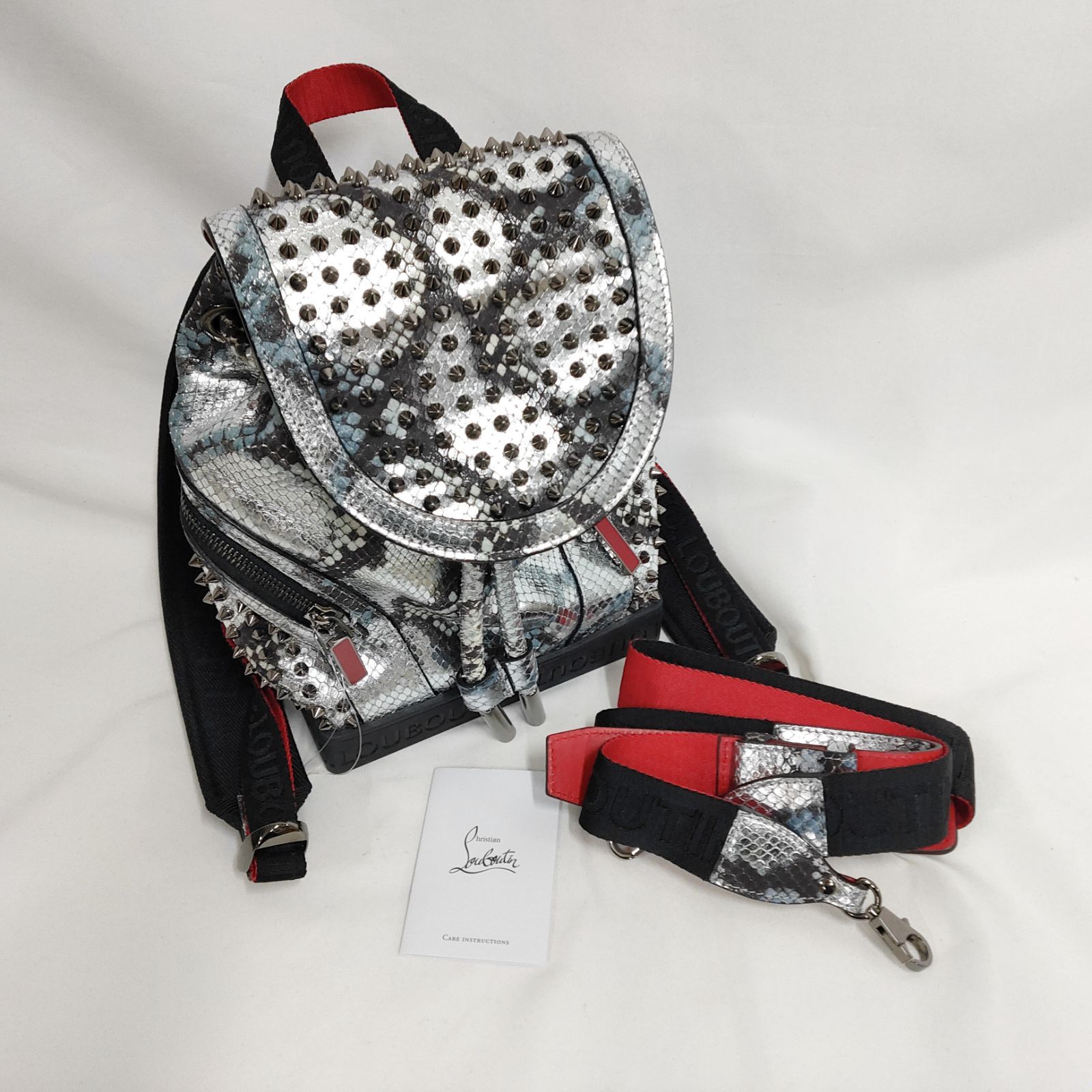 新品 未使用 クリスチャンルブタン エクスプローラーファンク パイソン