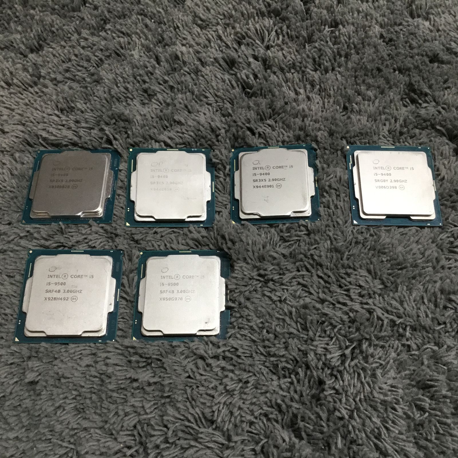 ⑪ INTEL Core i 5 9400 9500 計 セット CPU