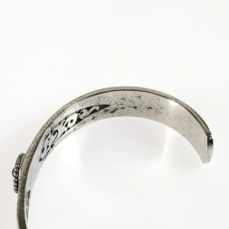 中古品】 SAAD サード SV925 唐草 太陽神バングル アクセサリー 【191