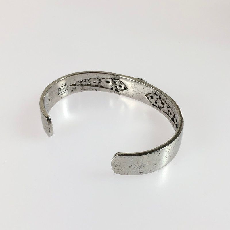 品 SAAD サード SV 925 唐草 太陽神バングル 191 251217 na 03 tag