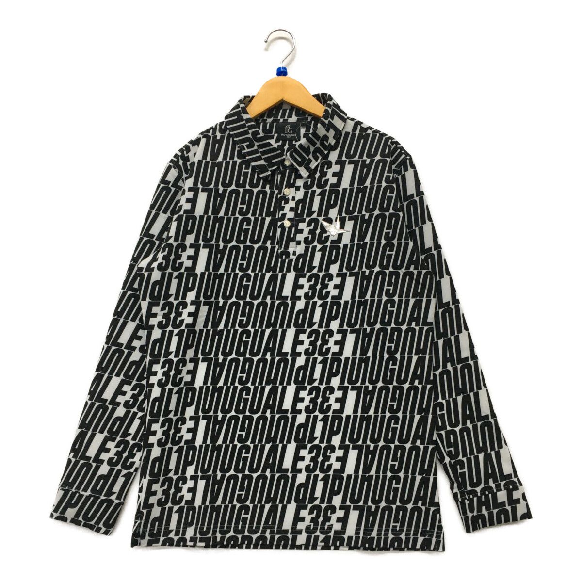 美品　ウノピュウ　1PIU1UGUALE3 ゴルフ　ポロシャツ サイズ5 中古 メンズ ウノピュウノウグァーレトレ 1piu1uguale3 長袖ポロシャツ