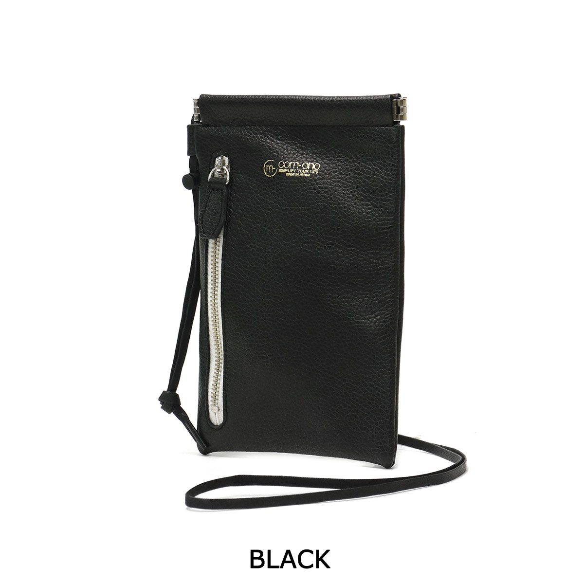 コモノ 財布 com-ono ネックウォレット Slim Series neck wallet 本革 メンズ レディース SLIM-003 ORANGE