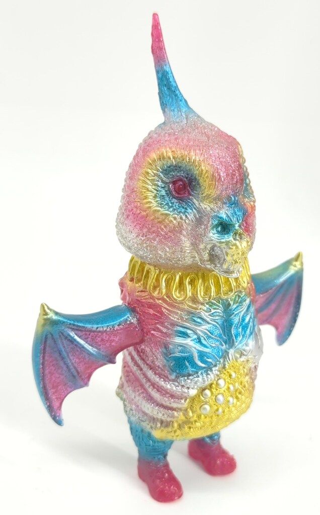 MOUCOYAMA デスインコ クリアラメ成型 メタ赤 青 黄