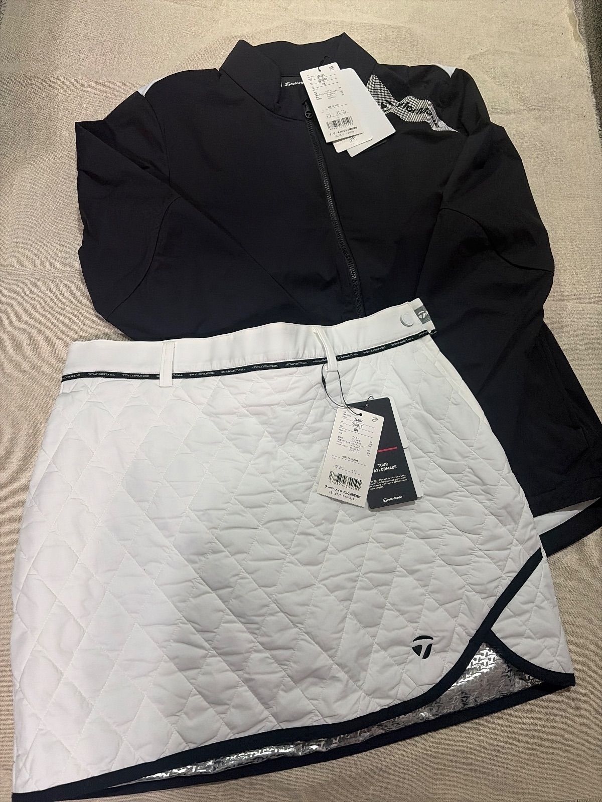 テーラーメイド セットアップ ブラック ホワイト L