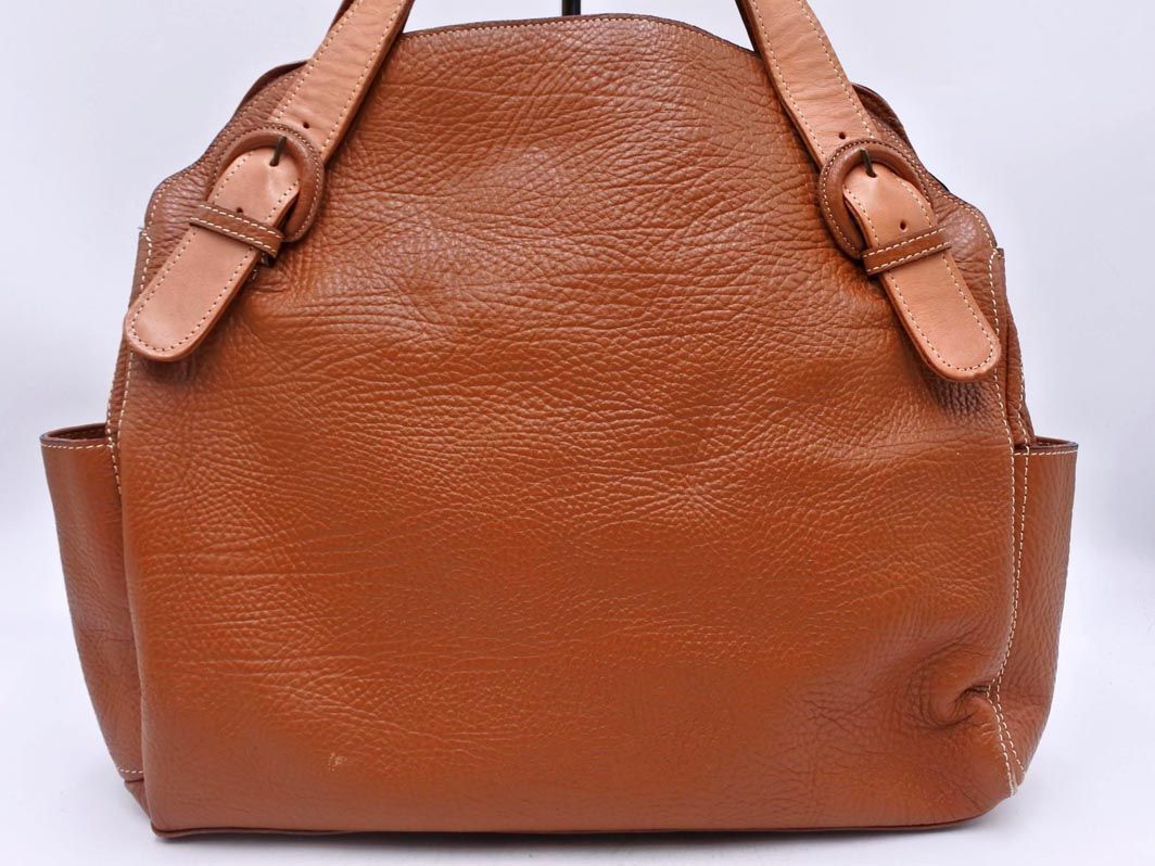 Kitamura キタムラ レザー トート バッグ 茶 レディース