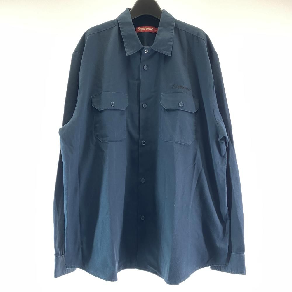 Supreme 24AW Snow White Work Shirt サイズXL ネイビー Supreme 24AW Snow White Work Shirt サイズXL ネイビー