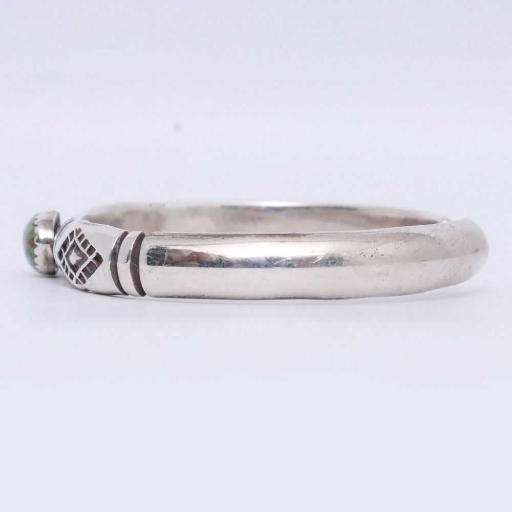 ARIZONA FREEDOM B-37 ターコイズ スタンプワーク 甲丸 バングル