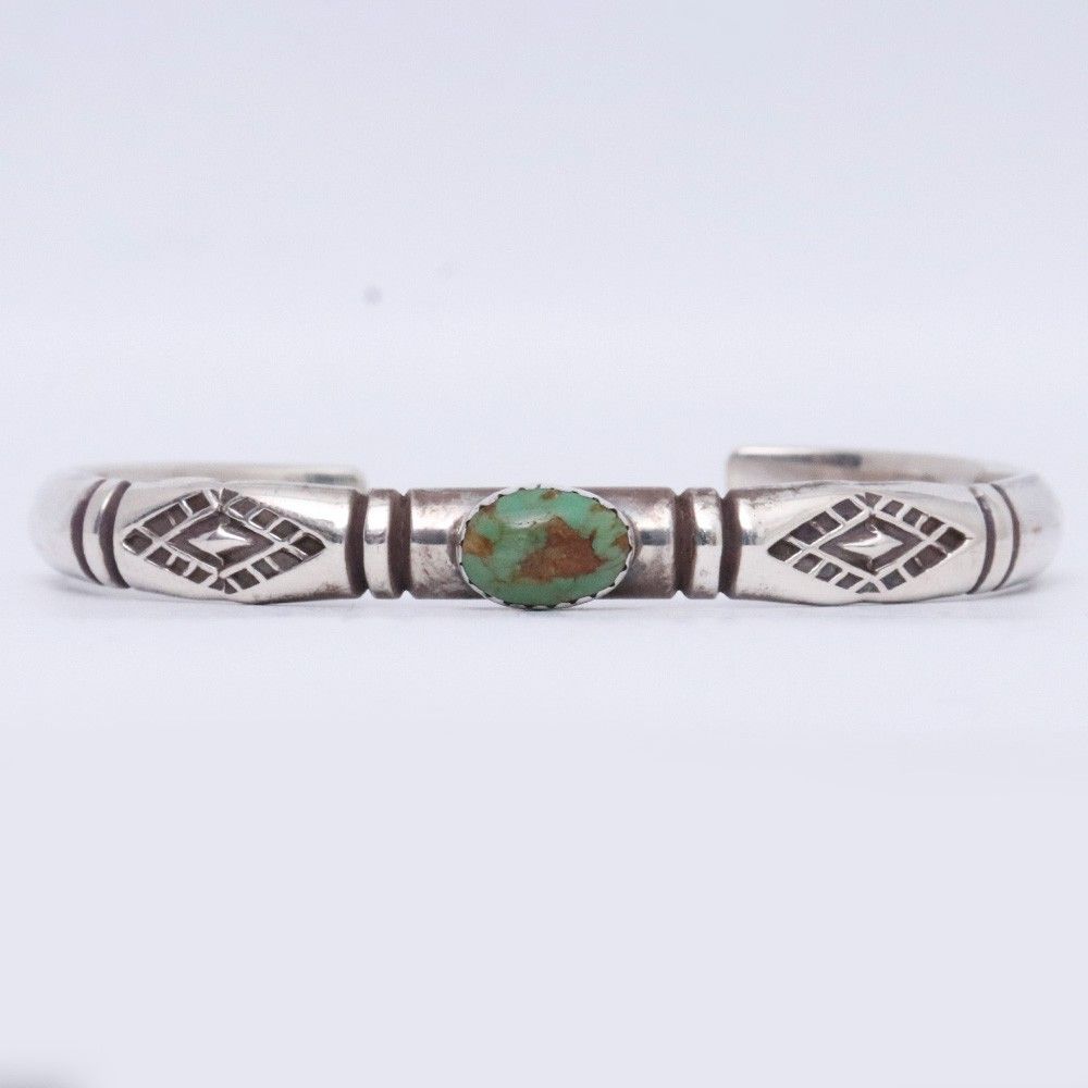 ARIZONA FREEDOM ターコイズ スタンプワーク 甲丸 バングル ARIZONA FREEDOM B-37 ターコイズ スタンプワーク 甲丸 バングル