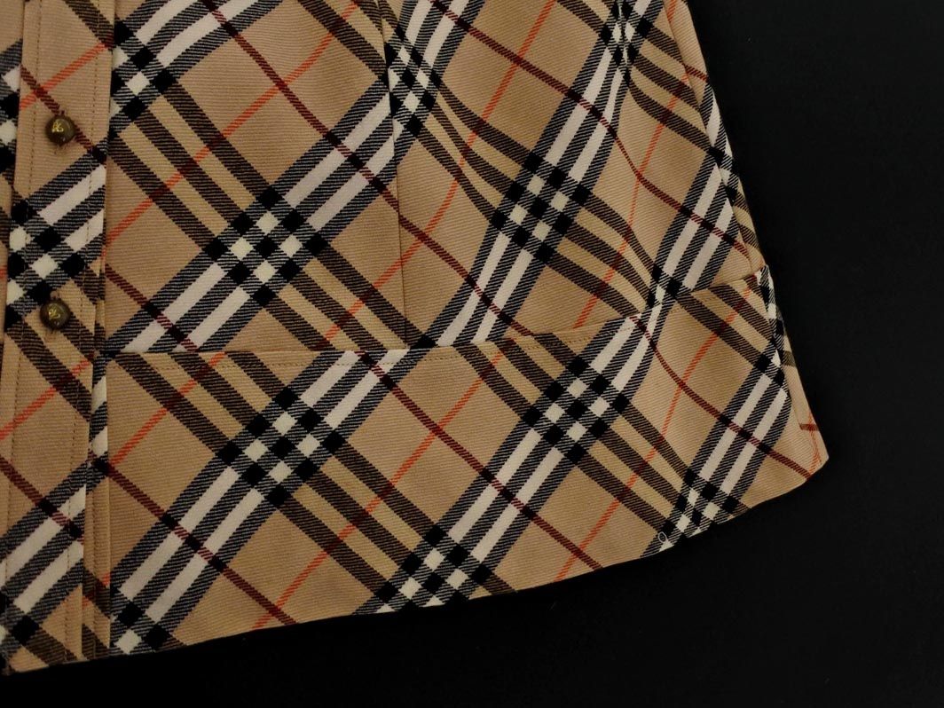 バーバリー BLUE LABEL ブルーレーベル ウール ノバチェック ワンピース size 38 ベージュ レディース