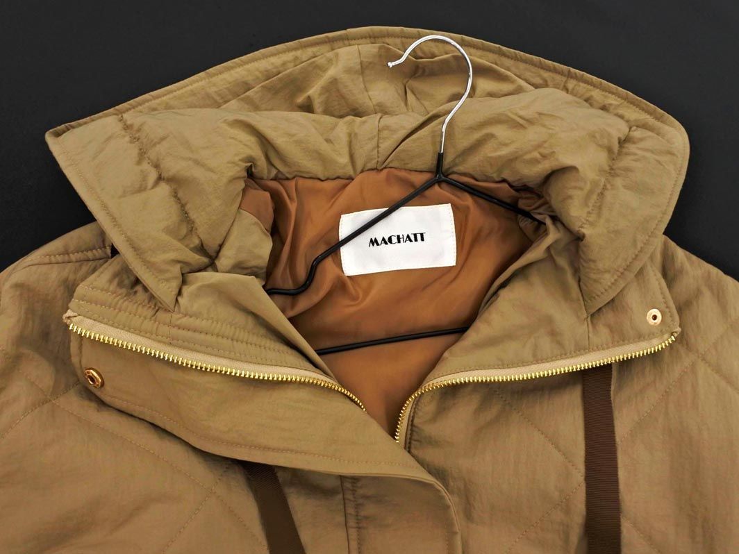 MACHATT マチャット キルティング コート sizeF/ベージュ