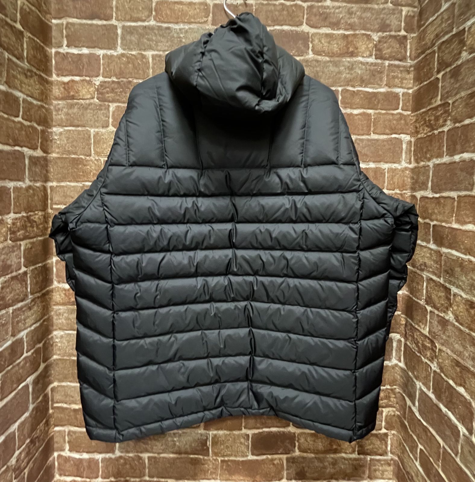 Supreme Micro Down Half Zip Hooded Pullover Black／Medium PERTEX 