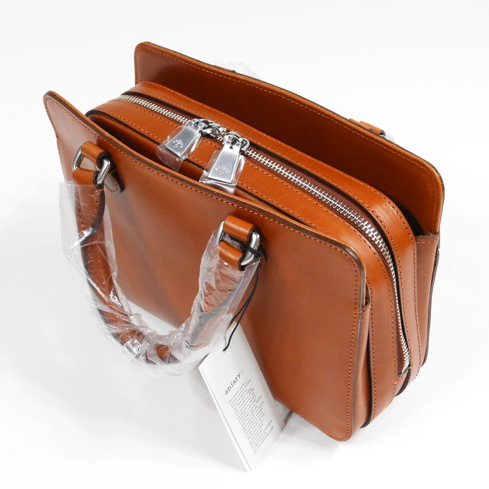未使用 aniary アニアリ 38-08000 ミニブリーフバッグ キャメル #3017