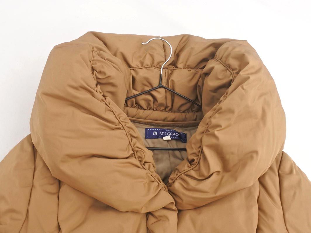 MS GRACY エムズグレイシー ボリュームカラー ロング ダウン コート