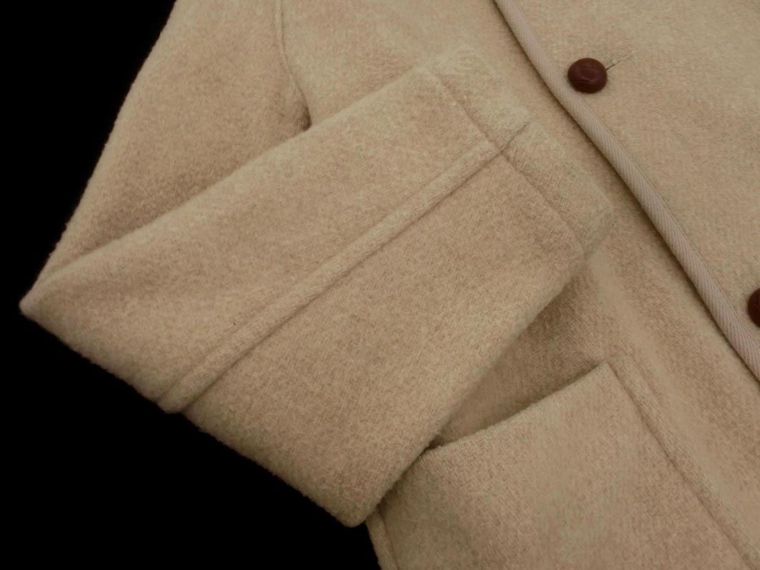 美品 近年モデル ダントン ウールモッサ コート シングル ライトベージュ 近年モデル ダントンウールモッサコート シングルライトベージュ
