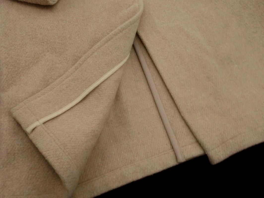 DANTON ダントン ウールモッサ フーデッド コート size36/ライト