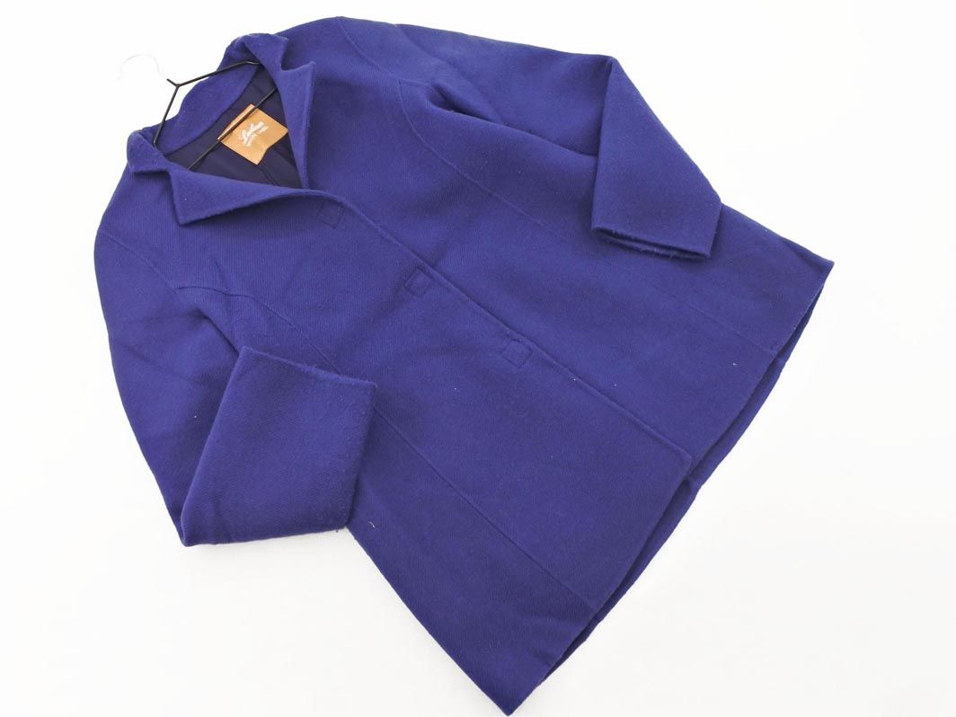 レリアン ホワイトレーベル11号 近年タグ 濃紺 ウールのピーコート 冬