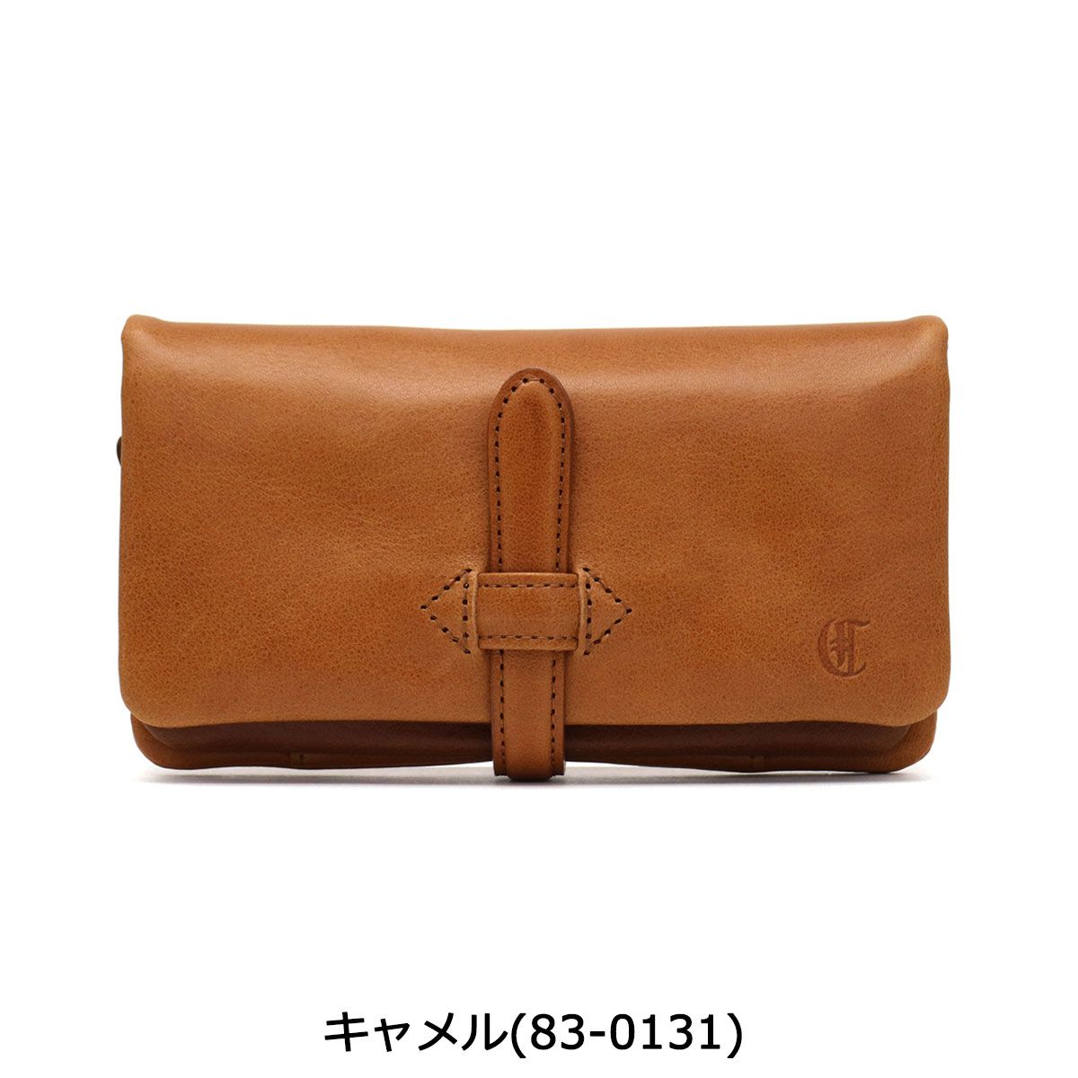 CLEDRAN アドレ ウォレット キャメル 二つ折り財布 CLEDRAN（クレドラン） 最大51%☆12/25〜 財布 二つ折り財布 小銭入れ