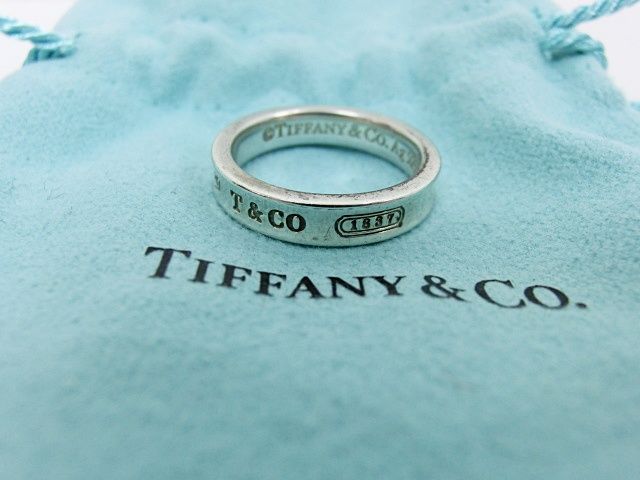 ティファニー 1837 シルバー925 ナローリング 10号