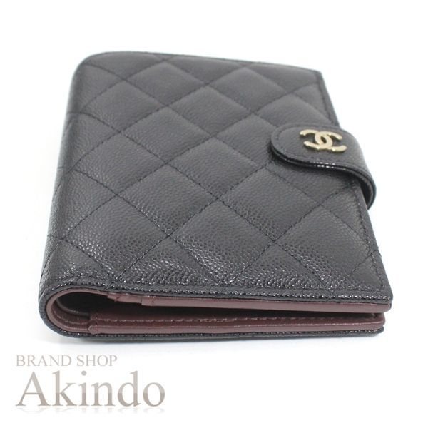 新品】CHANEL シャネル パスポートケース 二つ折り 財布 ウォレット