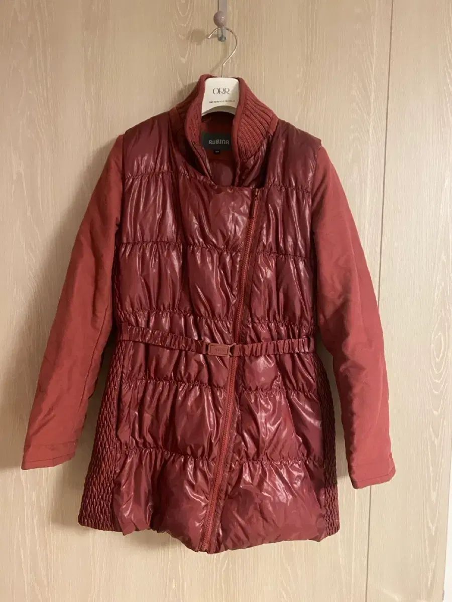 ルビーナ ダウン アウター バーガンディ