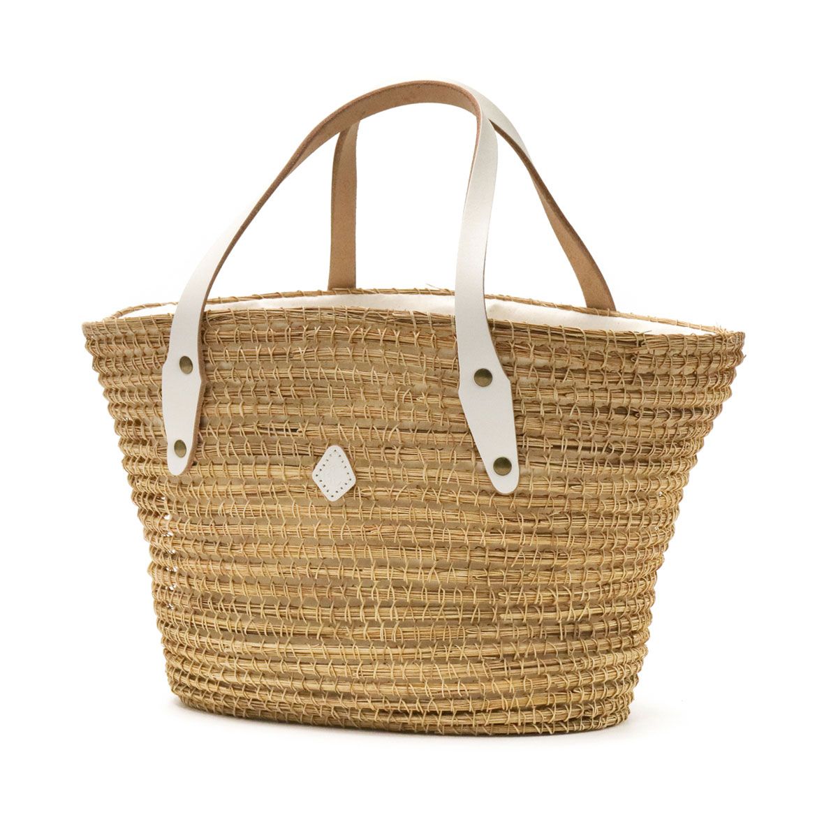 クレドラン トートバッグ CLEDRAN HAND WORKS PALM FIBER BASKET L かごバッグ トート バッグ A 5 レディース CL 3526 ホワイト 81 5837