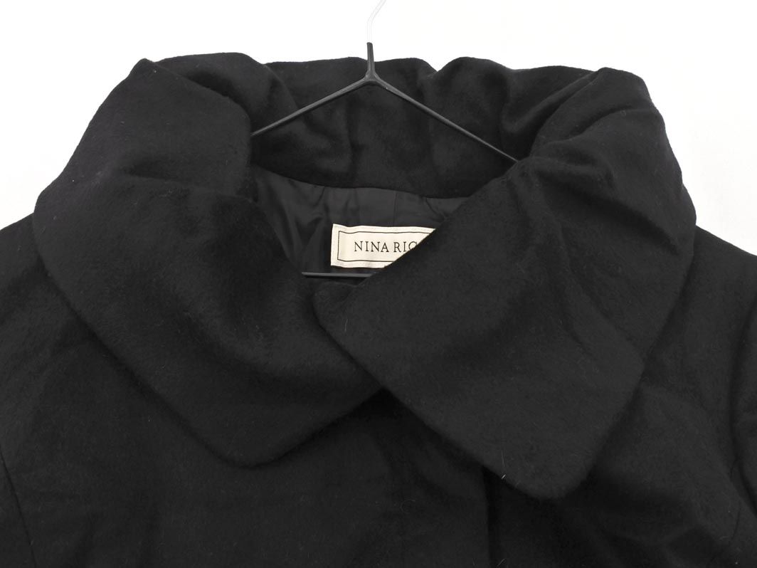 新品 NINA RICCI ニナリッチ カシミヤ100% コート sizeM/黒