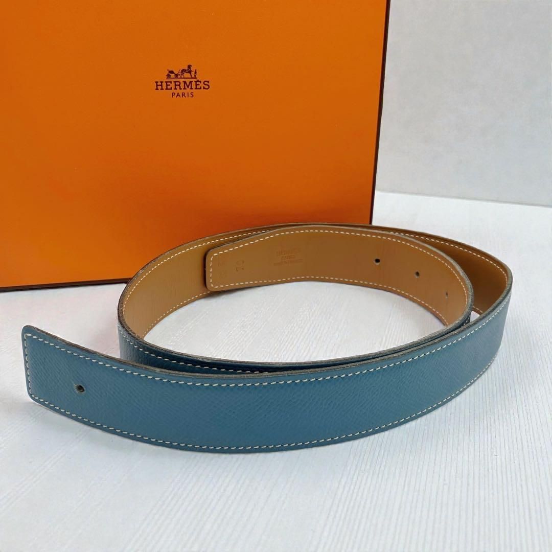 エルメス　レザーベルト　70 HERMES ブラウンレザーベルト サイズ70 HERMES エルメス ベルト