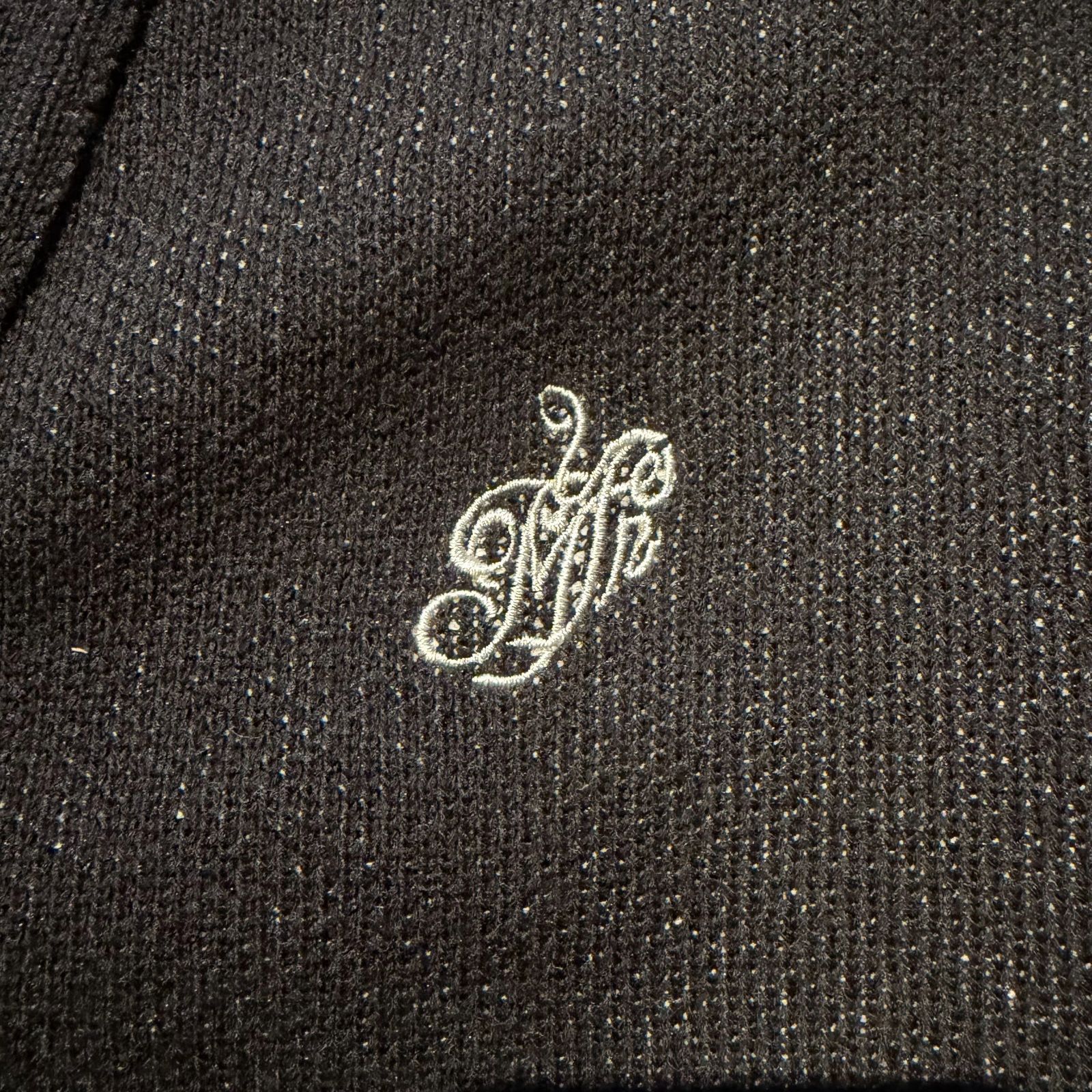 MYne Heart Pattern Cardigan ブラック L マイン MIHARAYASUHIRO