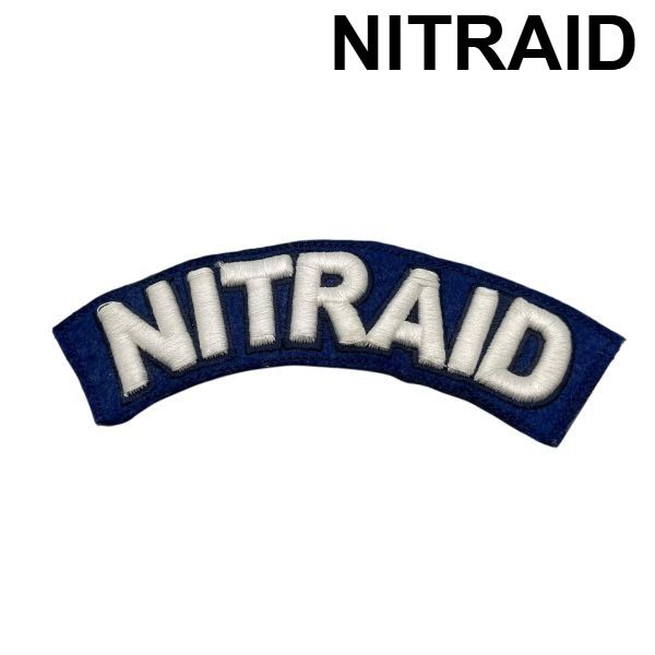 ナイトレイド nitraid ワッペン アーチロゴワッペン 刺繍パッチ