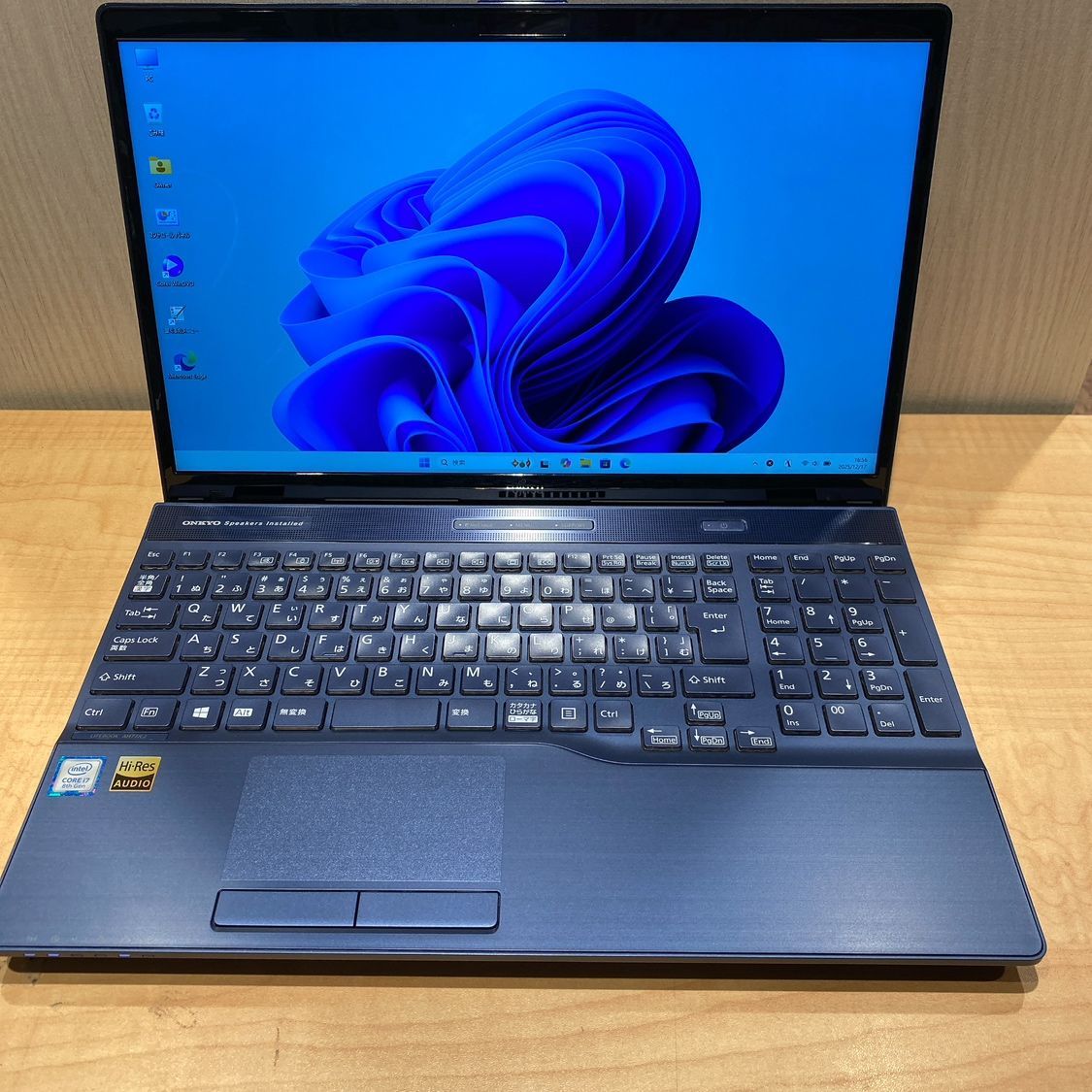 リユースノートパソコン Windows11 FUJITSU AH77/C2 Core i7 メモリ8GB
