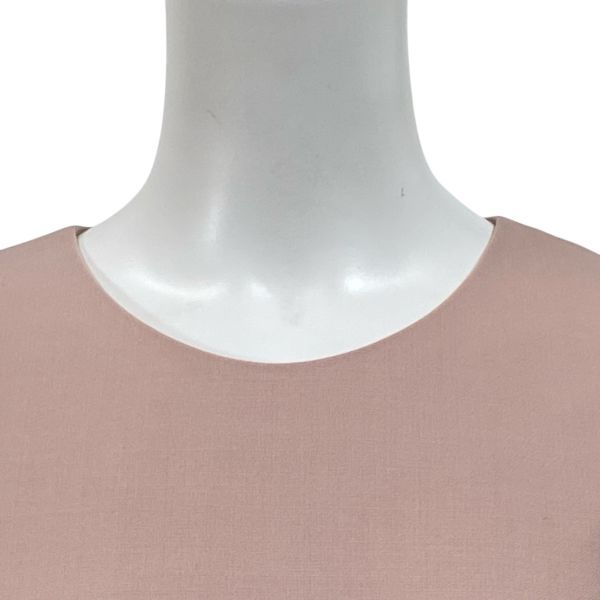 ◇ フォクシー Foxey ひざ丈ワンピース ノースリーブ クルーネック