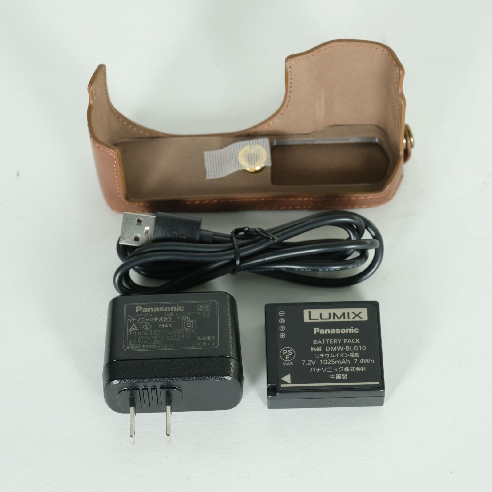  シャッター数880回 ハーフレザーケース Panasonic LUMIX DC TX 2 D ブラック コンパクトデジタルカメラ コンパクトデジタルカメラ デジタルカメラ