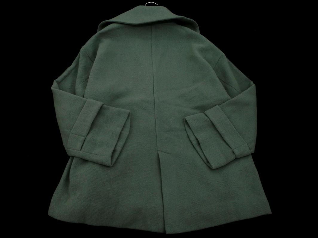 新品 COCODEAL ココディール ウール混 ワイドカラー ショート コート