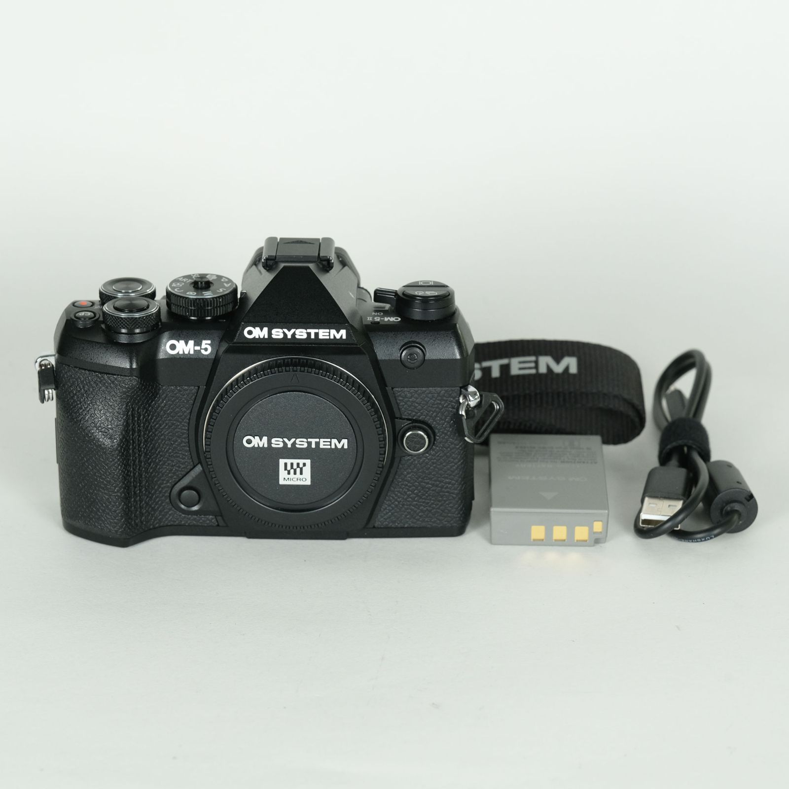 シャッター数575回 OM SYSTEM OM-5 Mark II ボディ ブラック マイクロフォーサーズマウント