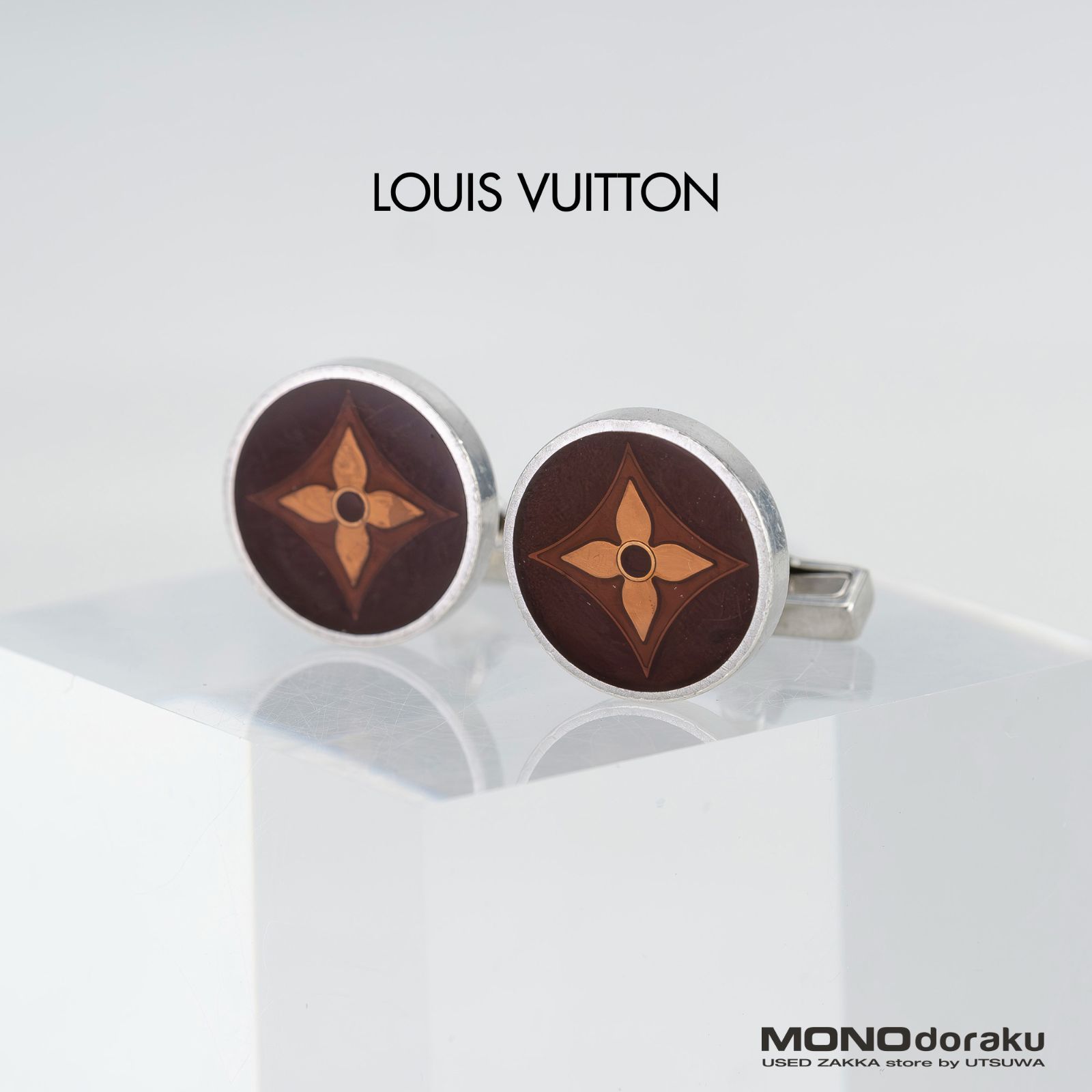 ルイ・ヴィトン LOUIS VUITTON ブトン・ドゥ・マンシェット フルール